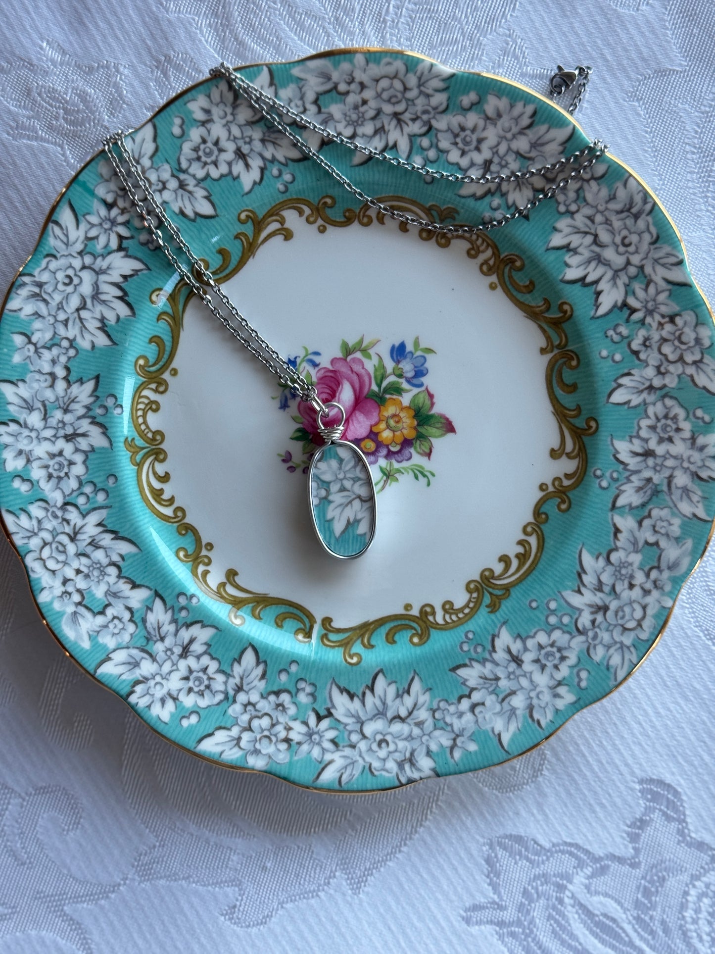 Enchantment Oval, The Turquoise and the Bloom, Silver